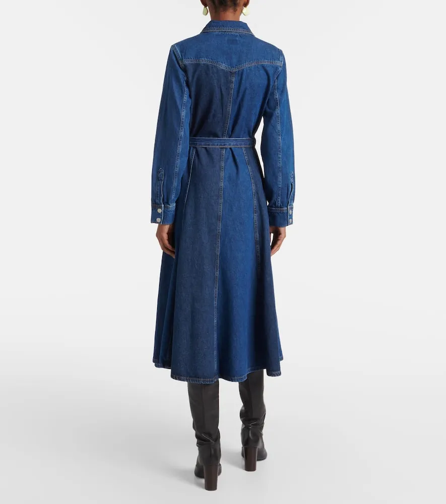 AG Jeans Marseille denim shirt dress