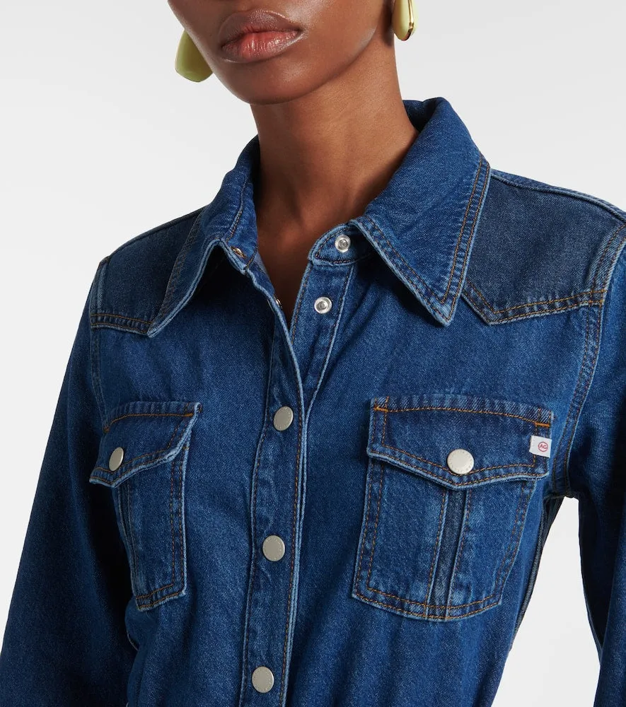 AG Jeans Marseille denim shirt dress