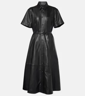 Altuzarra Kiera leather shirt dress