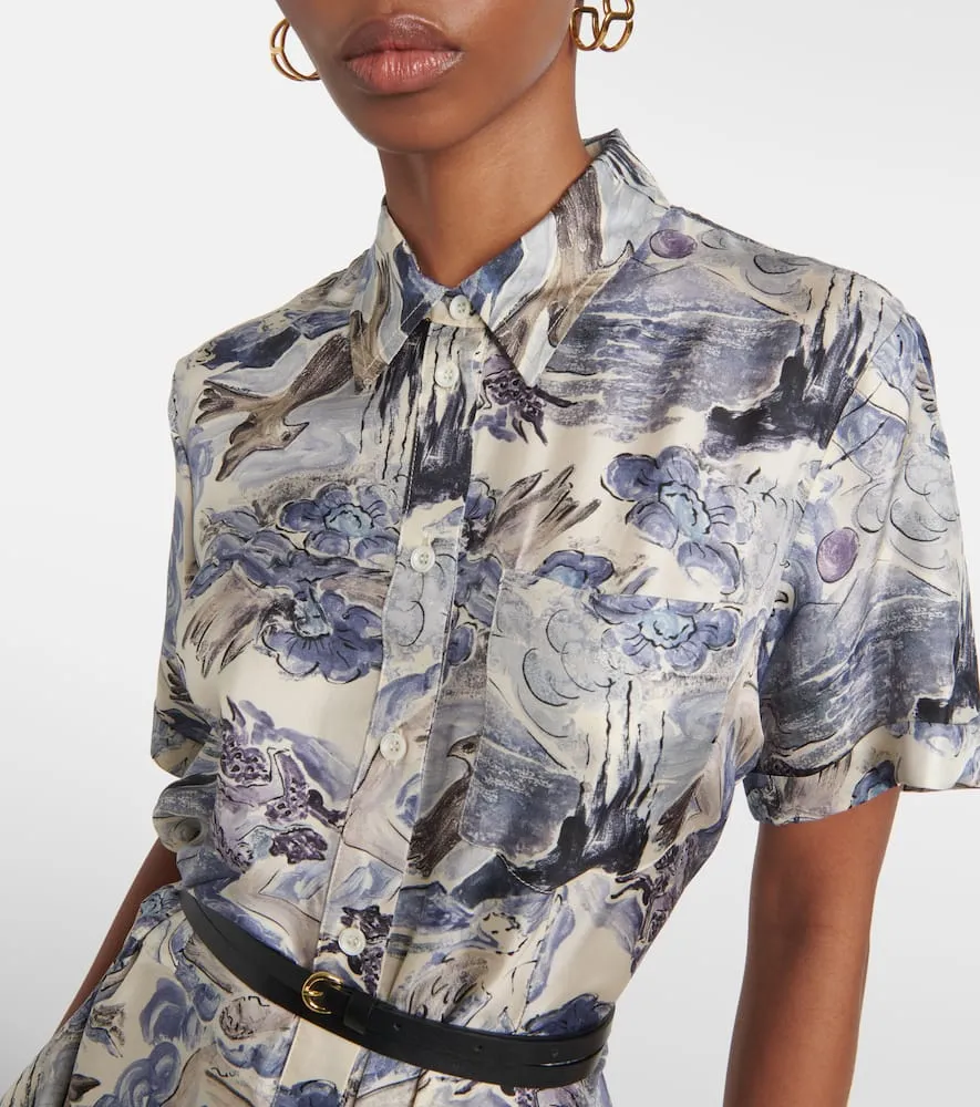 Altuzarra Kiera silk shirt dress