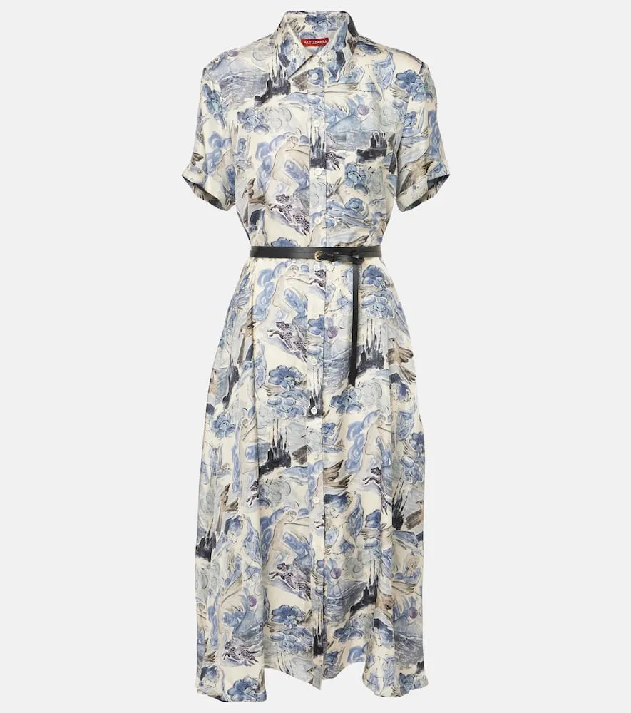 Altuzarra Kiera silk shirt dress