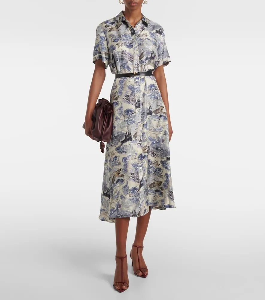 Altuzarra Kiera silk shirt dress