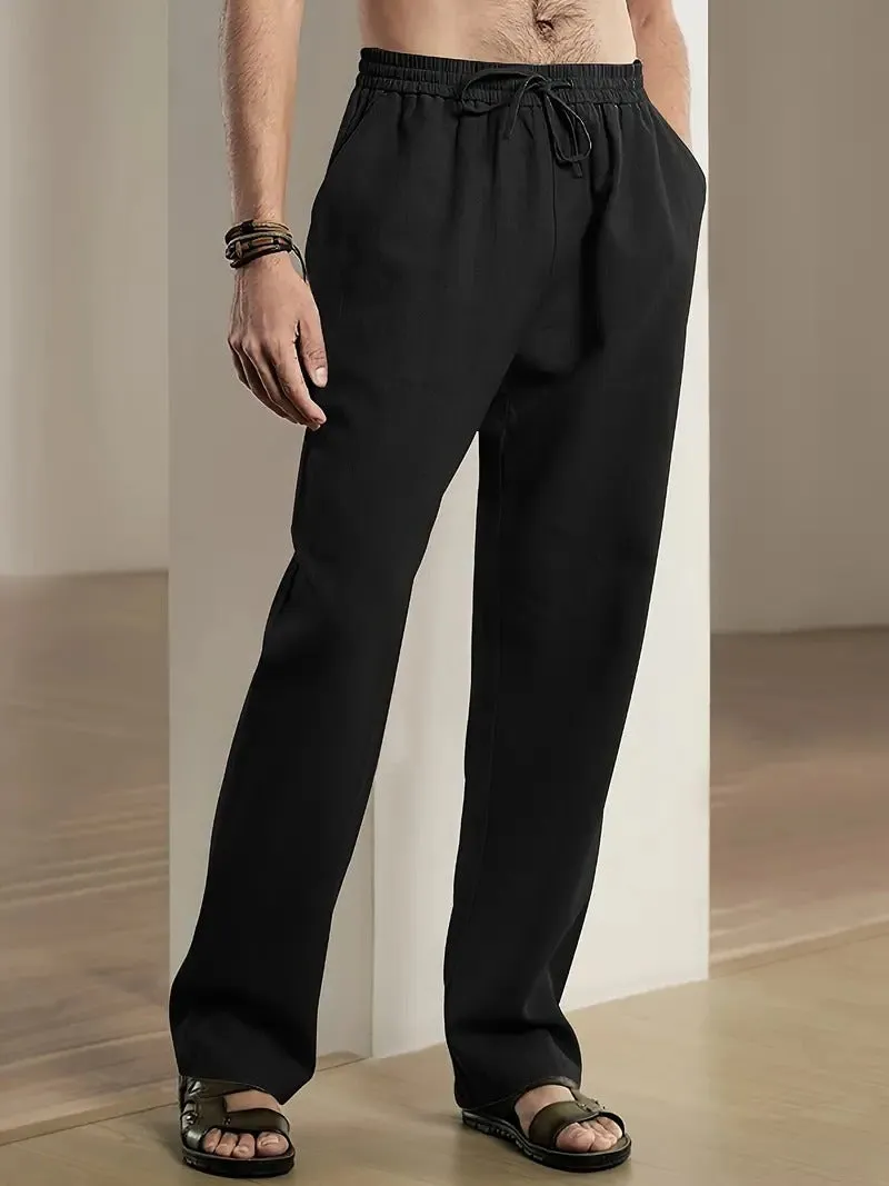 Baggy Linen Pants For Men