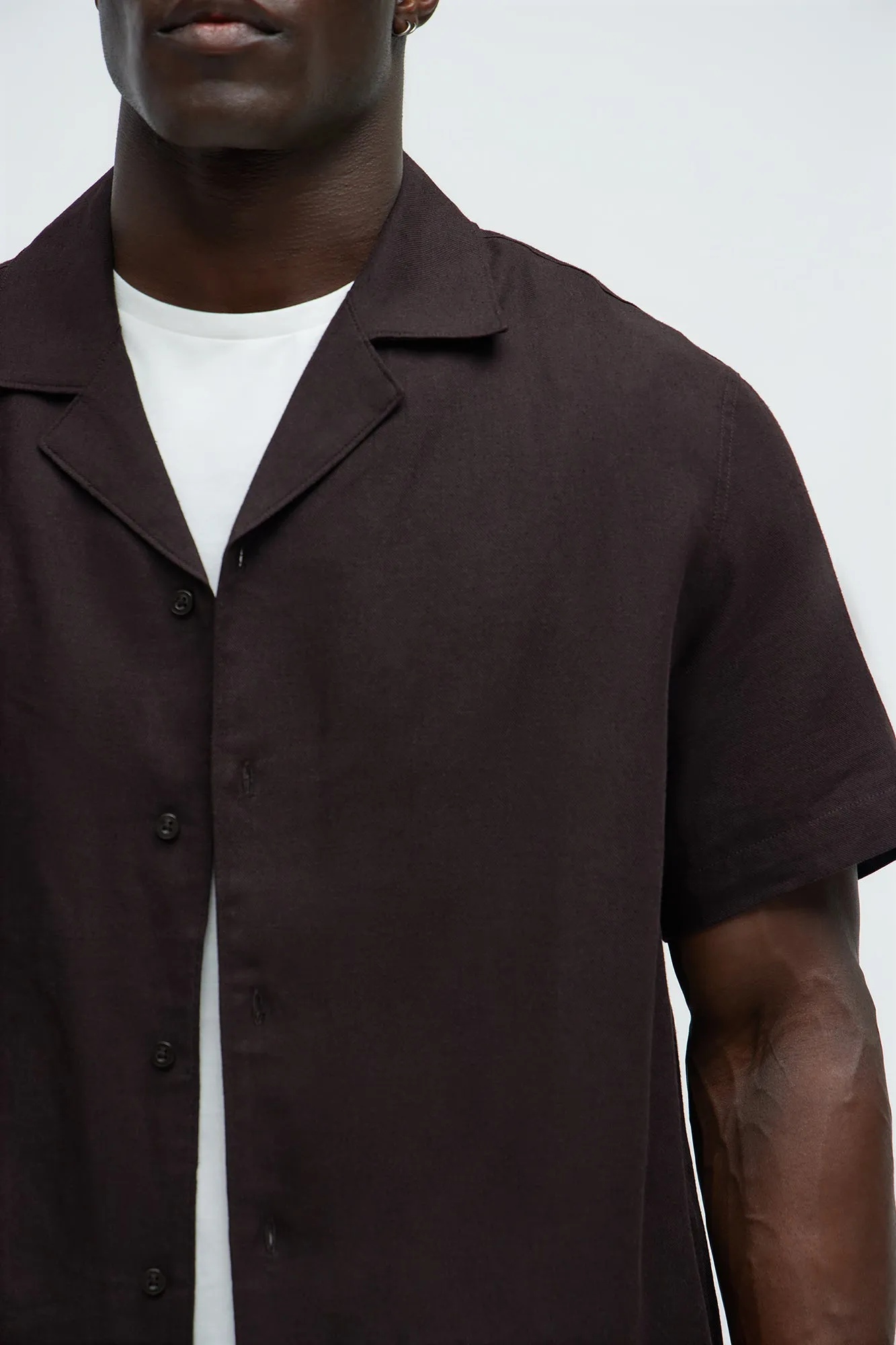 Bahamas Linen Shirt - Brown