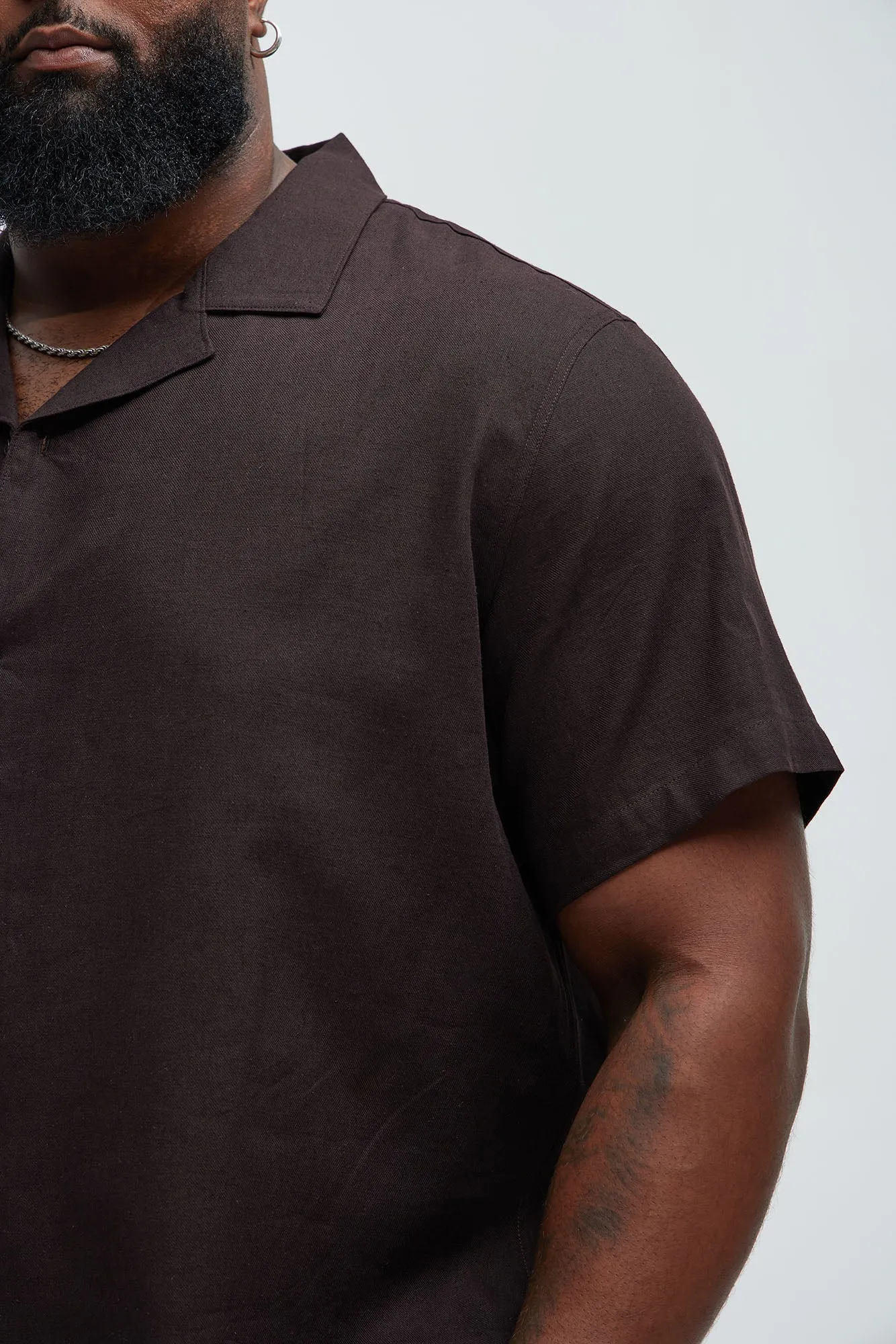 Bahamas Linen Shirt - Brown