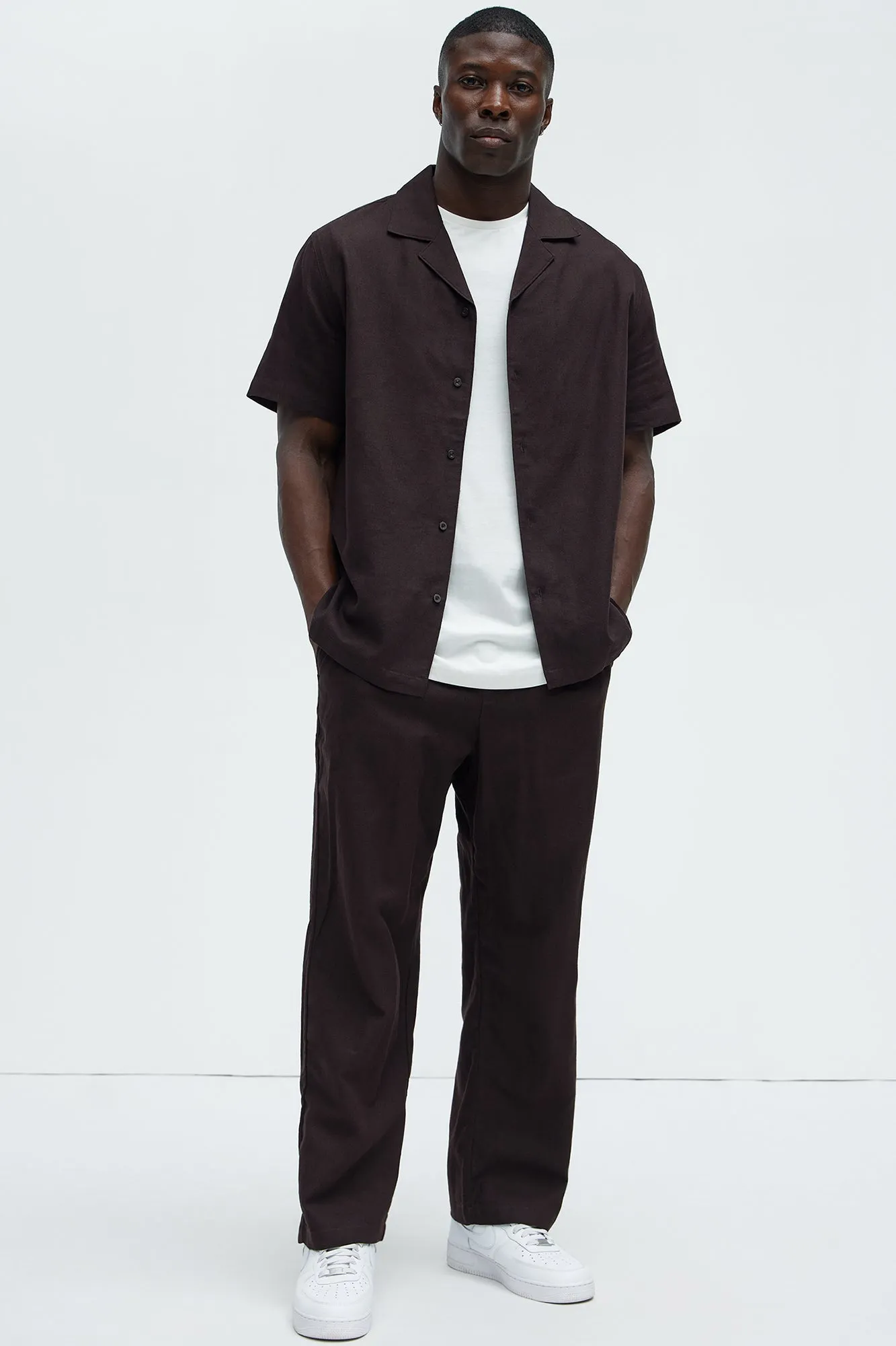 Bahamas Linen Shirt - Brown