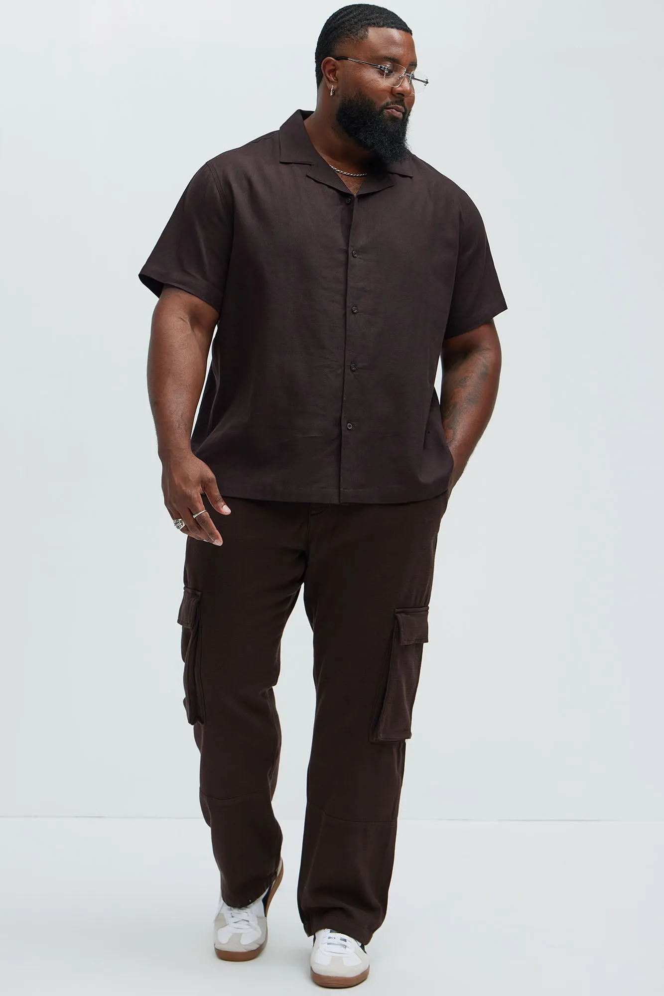 Bahamas Linen Shirt - Brown