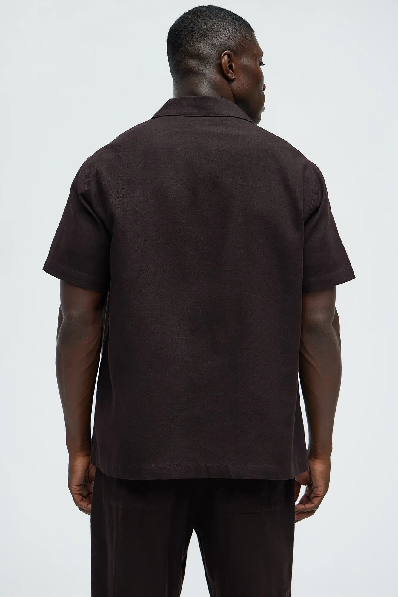 Bahamas Linen Shirt - Brown
