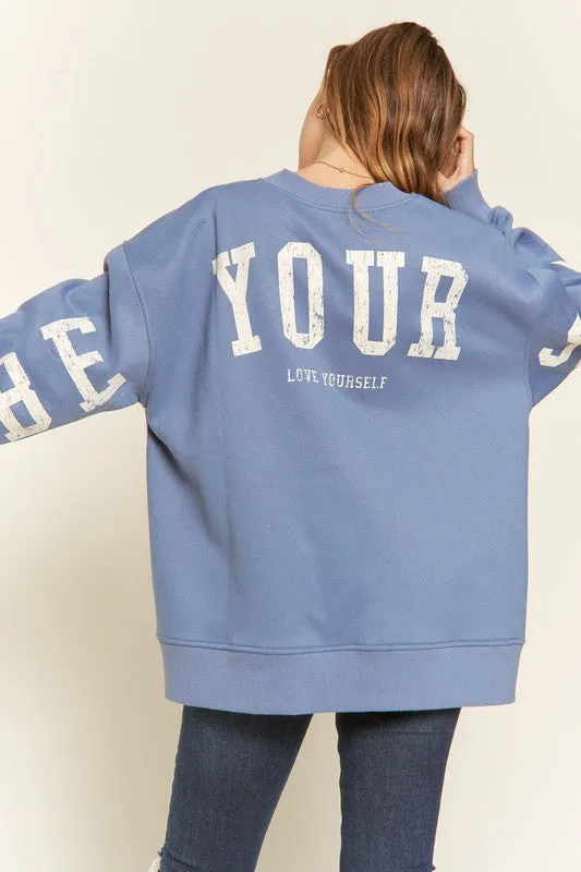 Be Yourself Long Sleeve Sweatshirt