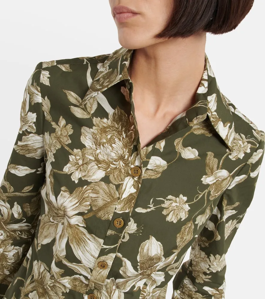 Erdem Apolonia cotton shirt dress