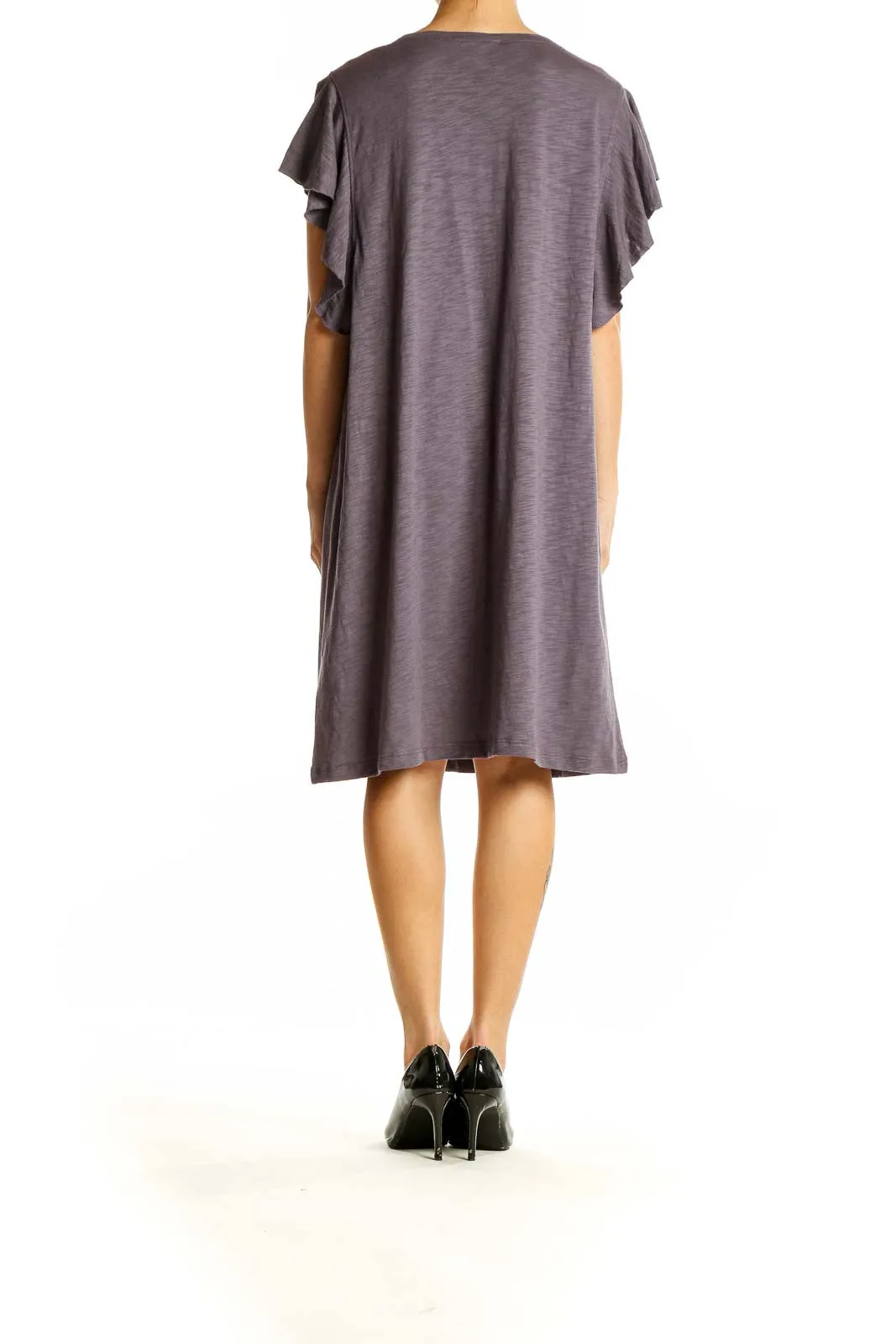 Gray Modal and Pima Cotton T-Shirt Dress