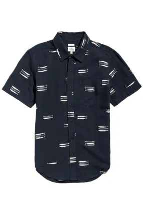 HARBOR SLIM SHIRT Navy Pacific Herring