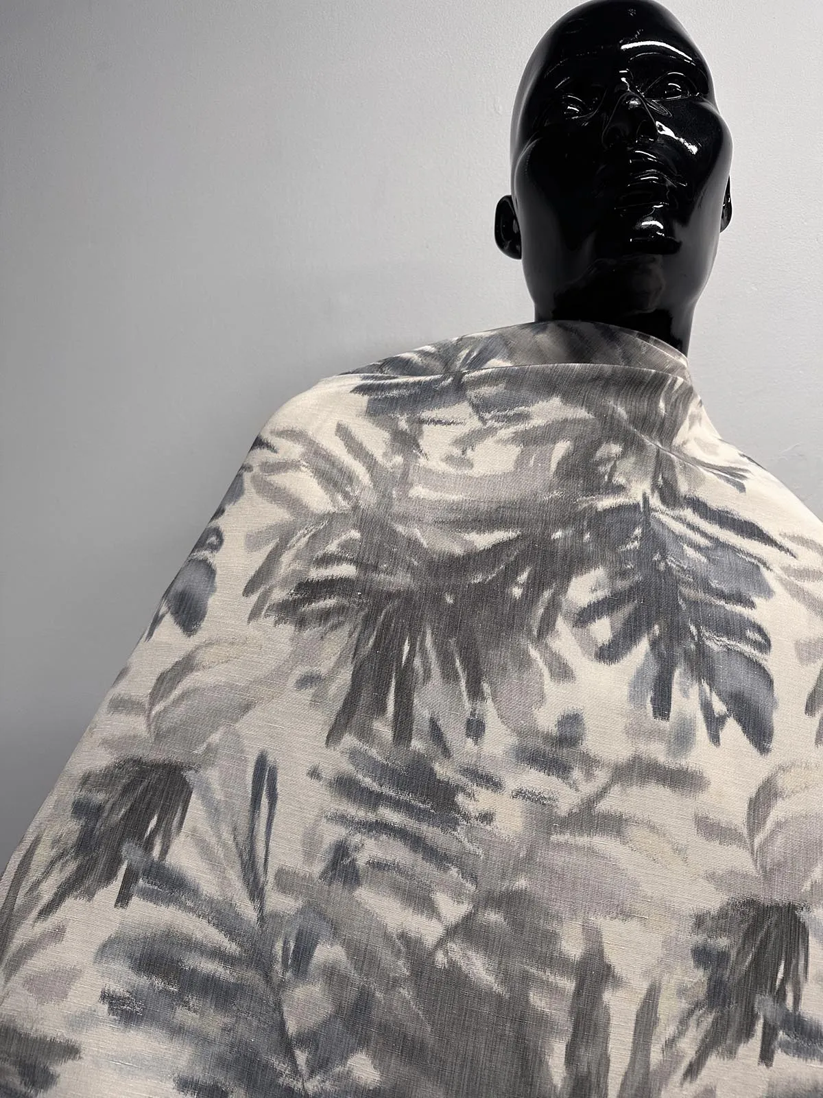 Italian Watercolor Tropical Dupioni Suiting