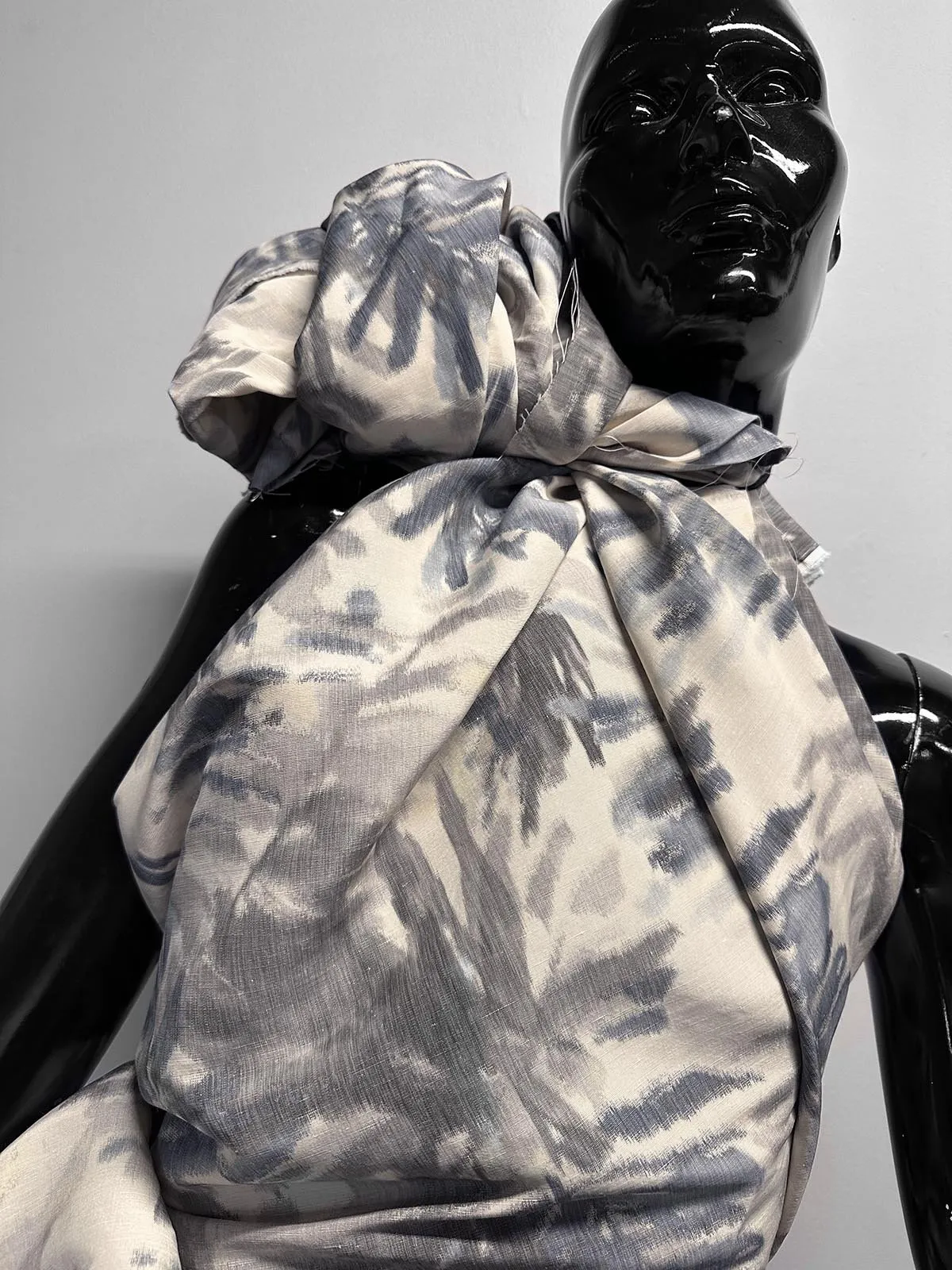 Italian Watercolor Tropical Dupioni Suiting