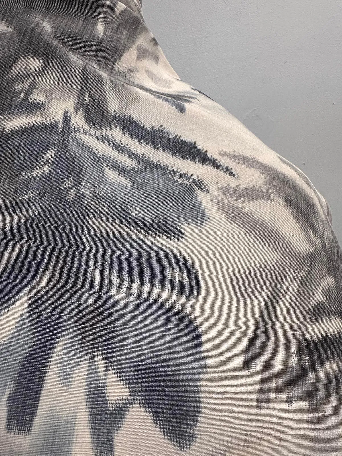 Italian Watercolor Tropical Dupioni Suiting
