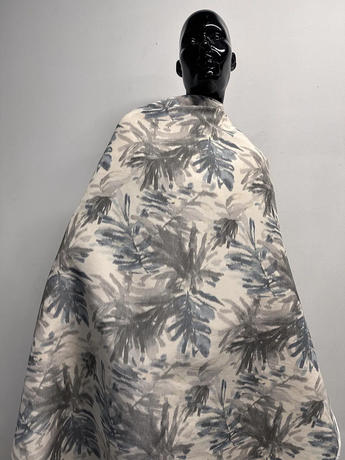 Italian Watercolor Tropical Dupioni Suiting