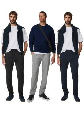 Kruze | Mens Open Hem Joggers - BLK/NVY/GRY (3 Pack)
