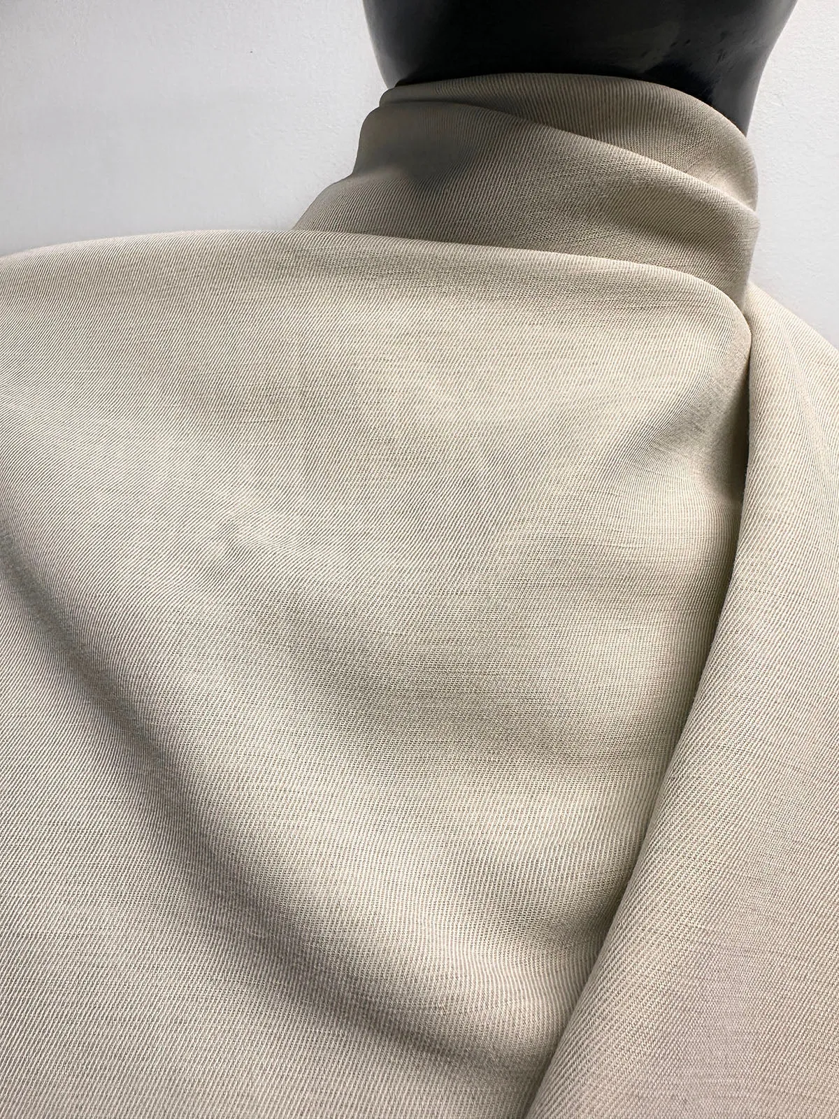 Luxury Summer Slack Twill in Flax