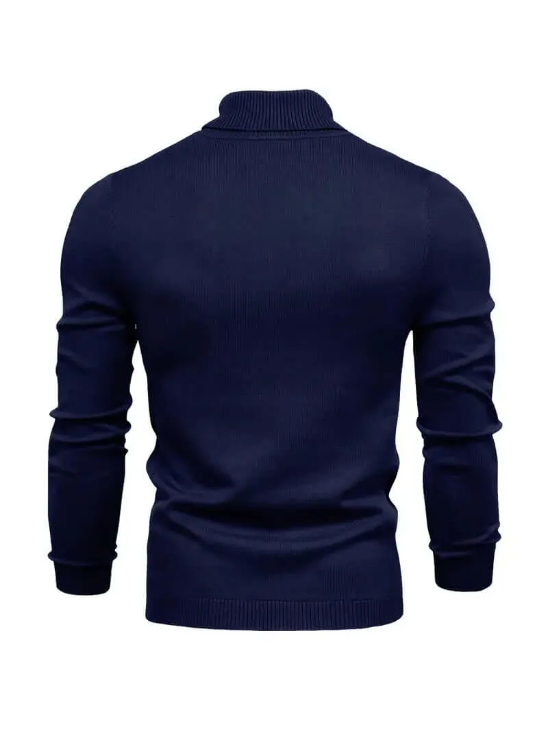 Men's Casual Turtleneck Pullover Sweater