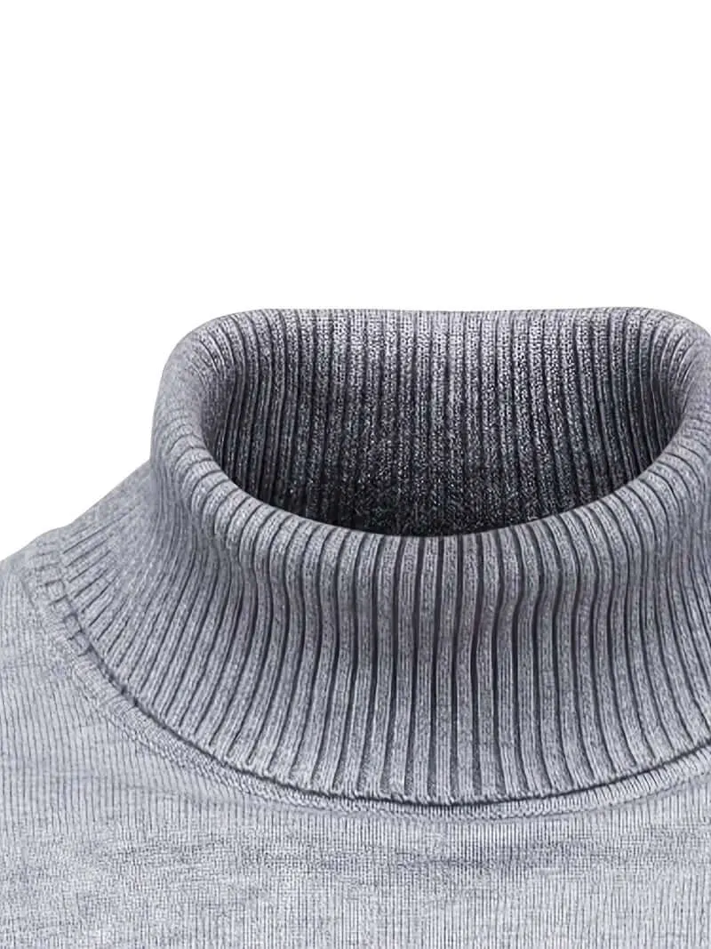 Men's Casual Turtleneck Pullover Sweater