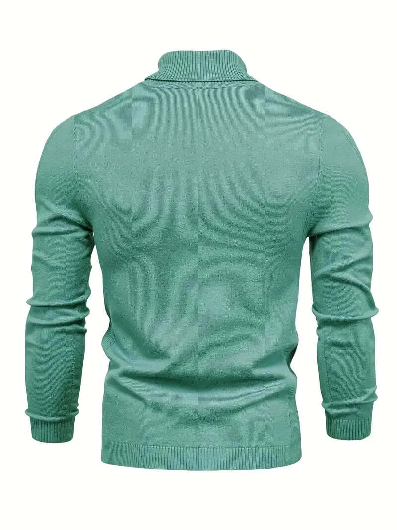 Men's Casual Turtleneck Pullover Sweater