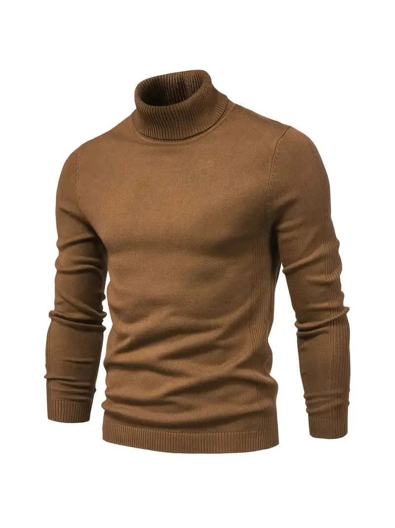Men's Casual Turtleneck Pullover Sweater