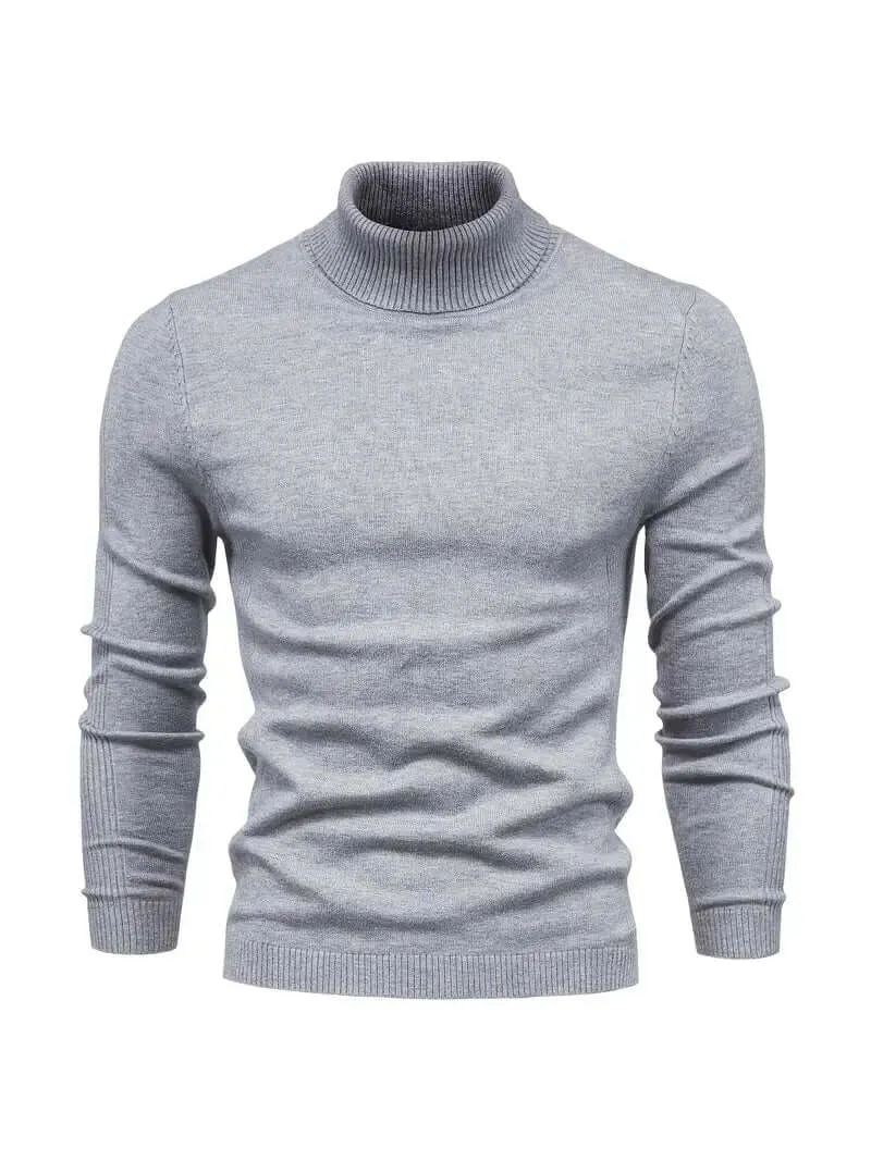 Men's Casual Turtleneck Pullover Sweater