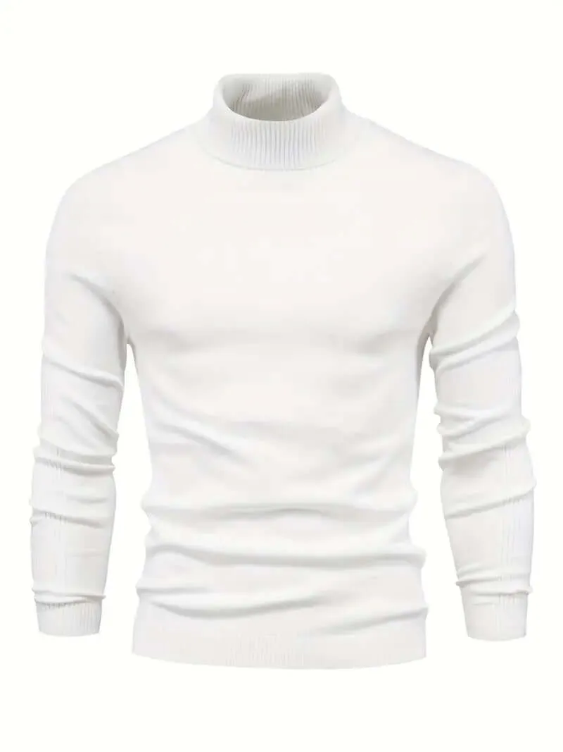 Men's Casual Turtleneck Pullover Sweater