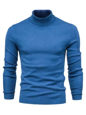 Men's Casual Turtleneck Pullover Sweater