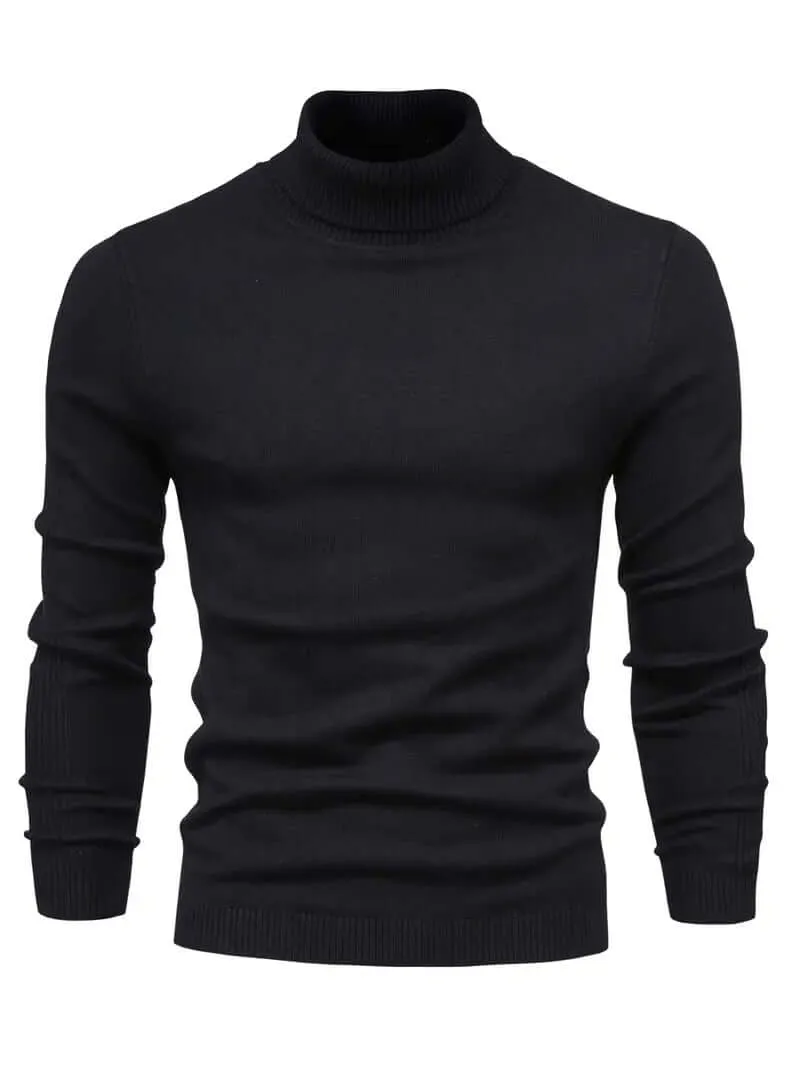 Men's Casual Turtleneck Pullover Sweater