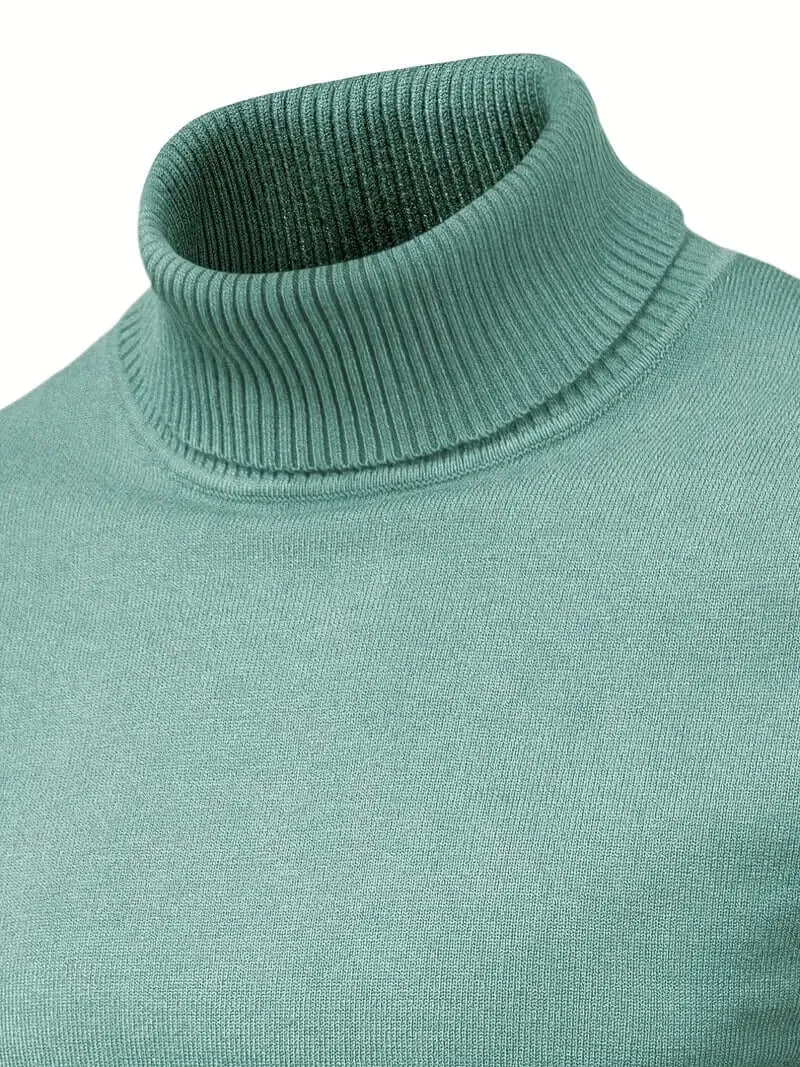 Men's Casual Turtleneck Pullover Sweater