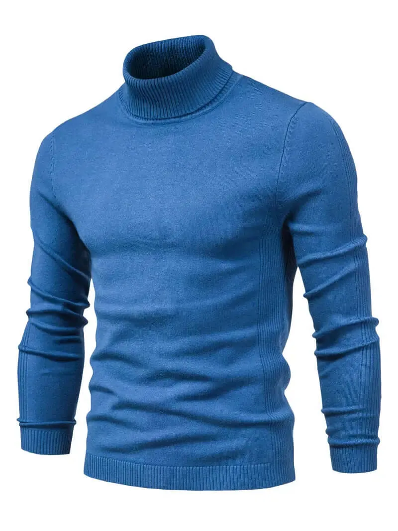 Men's Casual Turtleneck Pullover Sweater
