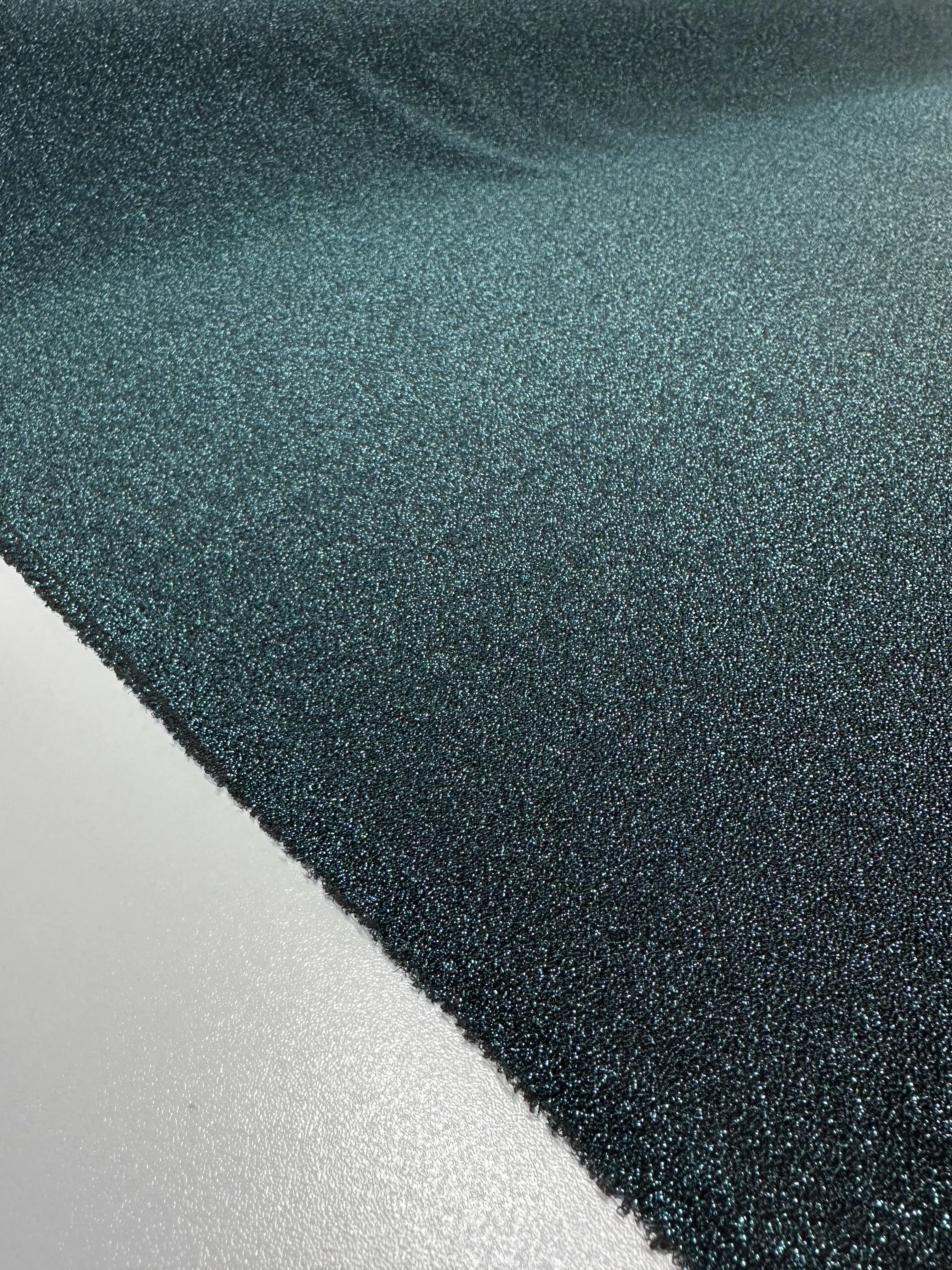 Metallic Lycra - Aqua Fuzz - 170cm