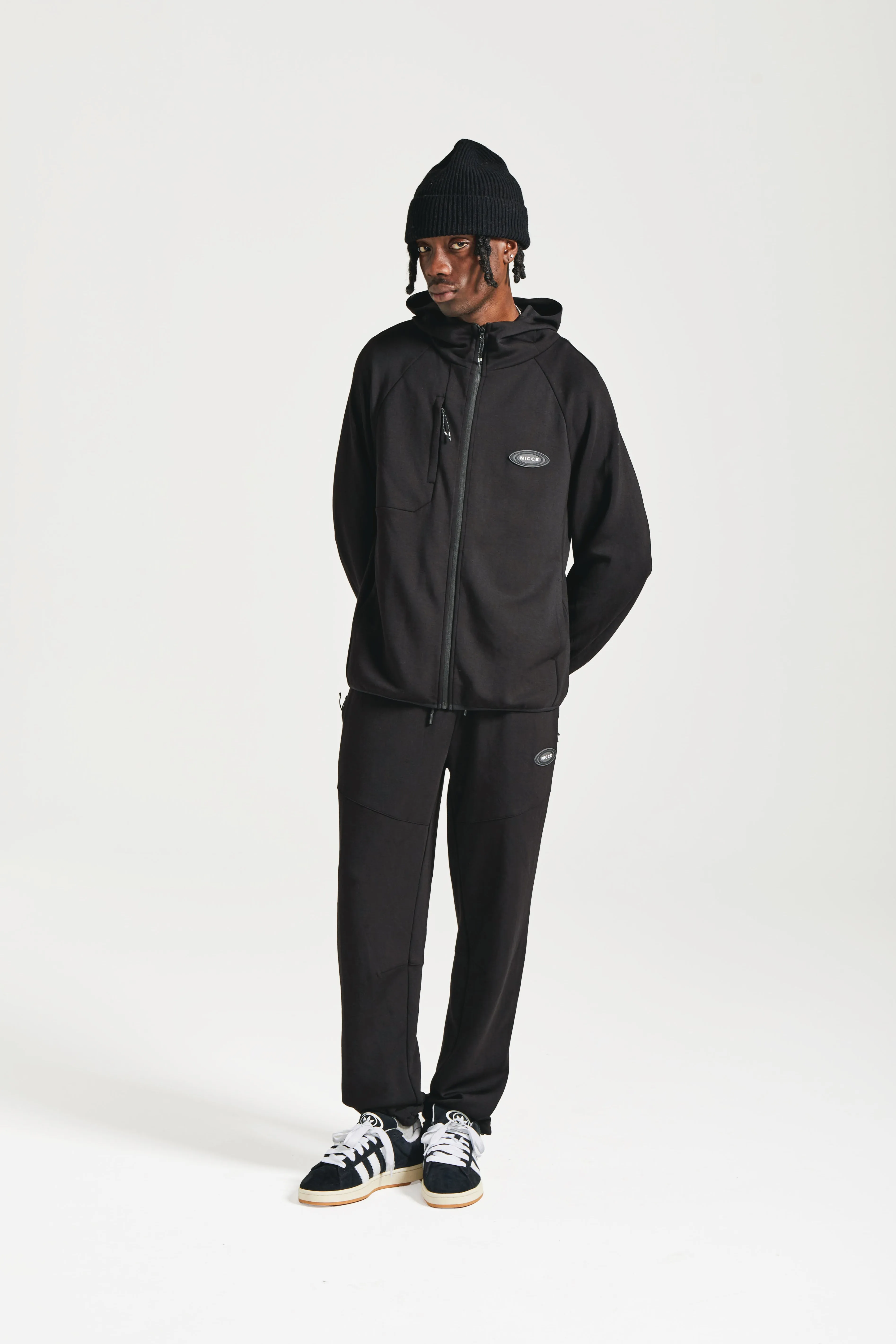 NICCE Mens Apex Interlock Joggers | Black