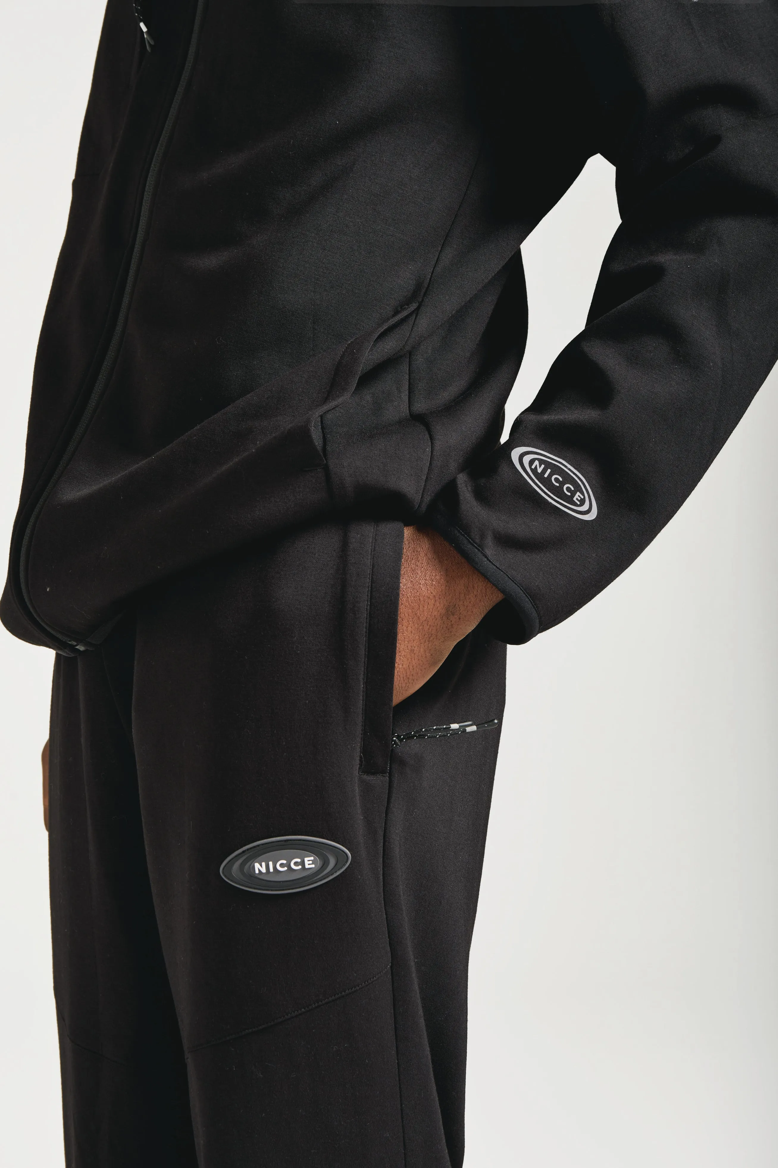 NICCE Mens Apex Interlock Joggers | Black