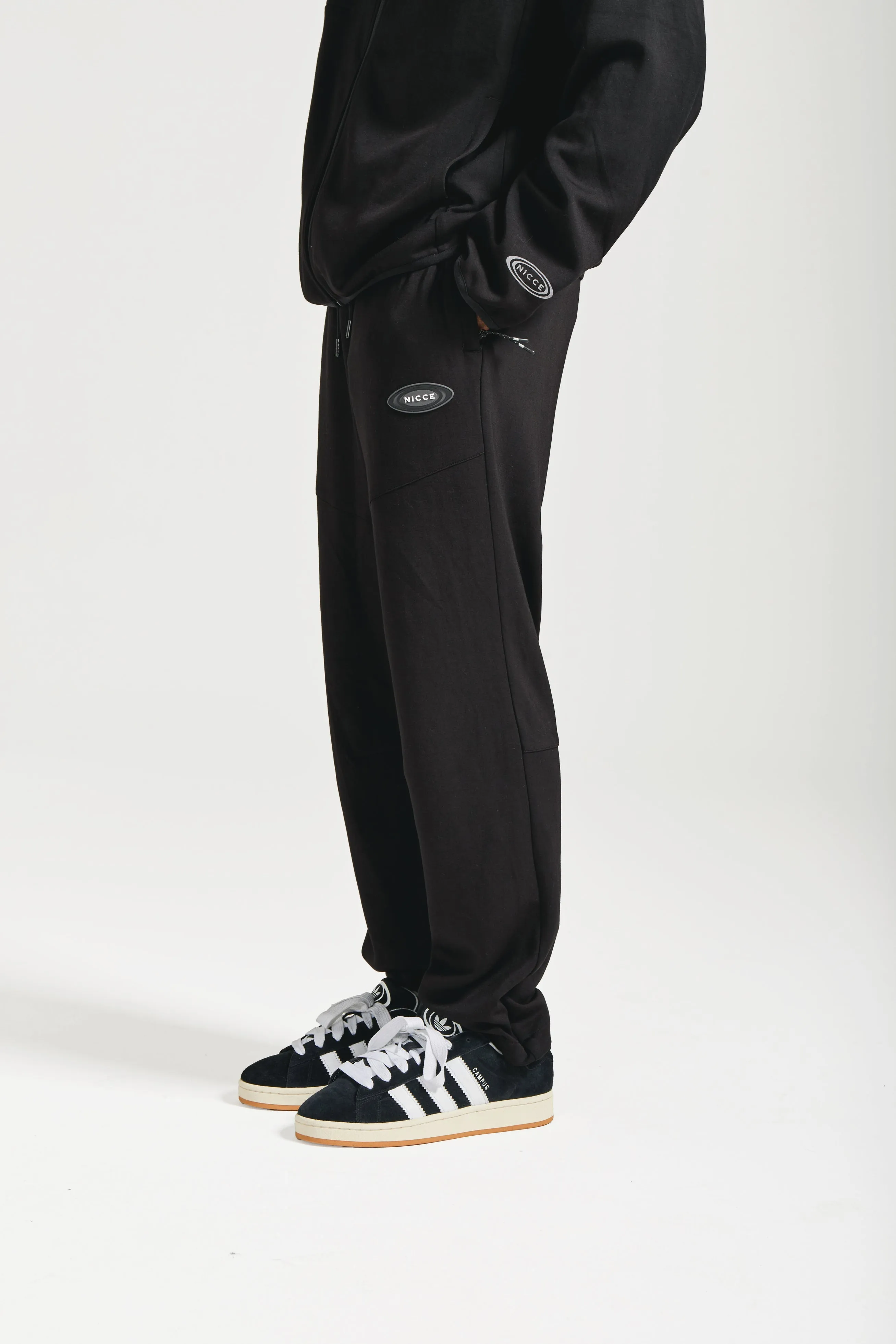 NICCE Mens Apex Interlock Joggers | Black