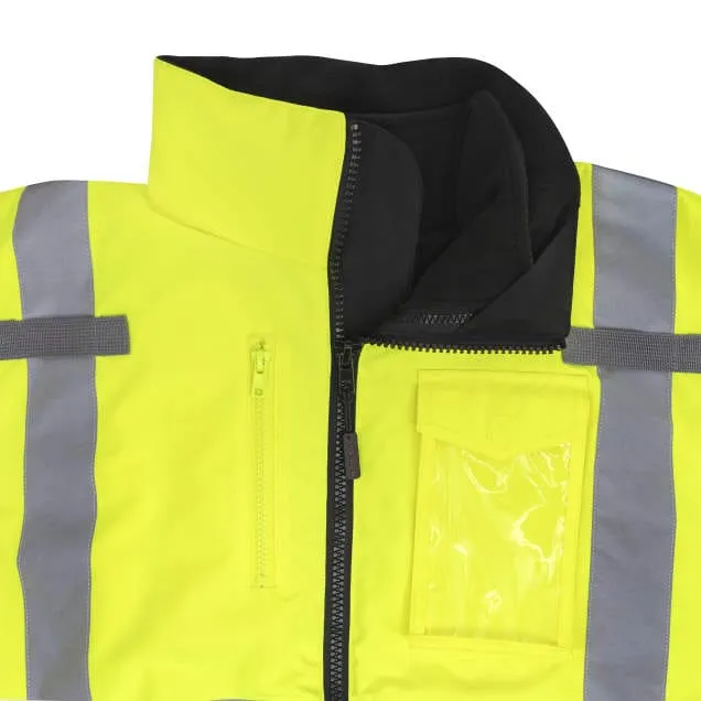 Radians RHG-SJ13G 3-in-1 Class 3 Hi-Vis Bomber Jacket with Inner Heated Vest