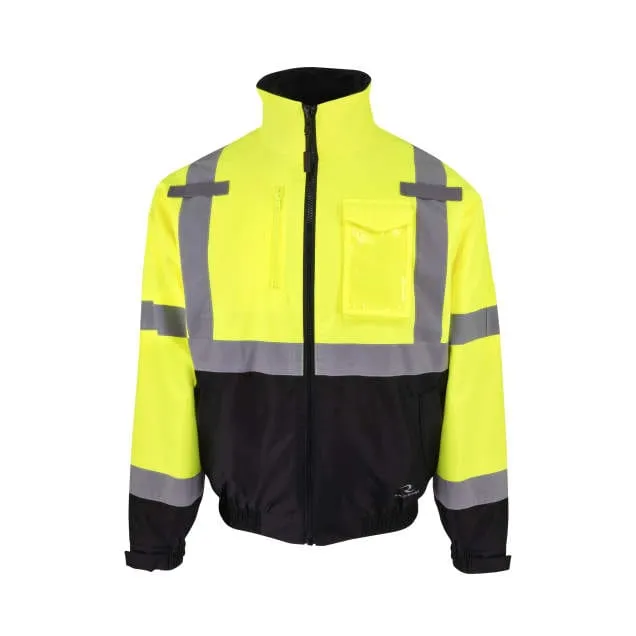 Radians RHG-SJ13G 3-in-1 Class 3 Hi-Vis Bomber Jacket with Inner Heated Vest