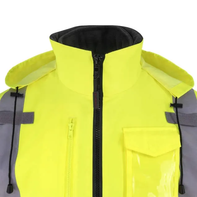 Radians RHG-SJ13G 3-in-1 Class 3 Hi-Vis Bomber Jacket with Inner Heated Vest