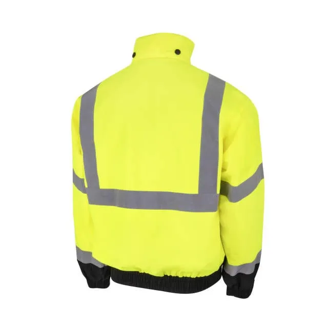 Radians RHG-SJ13G 3-in-1 Class 3 Hi-Vis Bomber Jacket with Inner Heated Vest