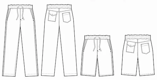 Summer Pants and Shorts - Wardrobe by Me